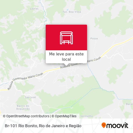 Br-101 Rio Bonito mapa