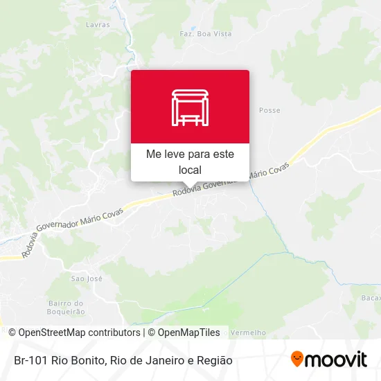 Br-101 Rio Bonito mapa
