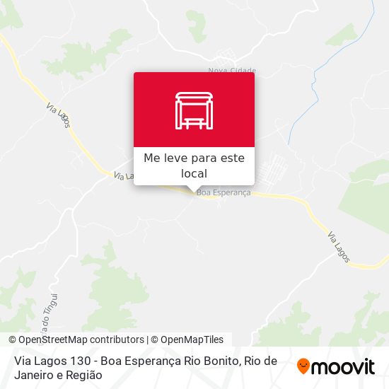 Via Lagos 130 - Boa Esperança Rio Bonito mapa