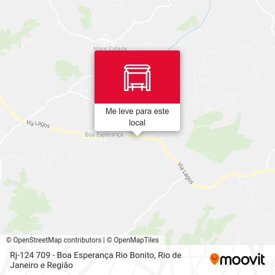 Rj-124 709 - Boa Esperança Rio Bonito mapa