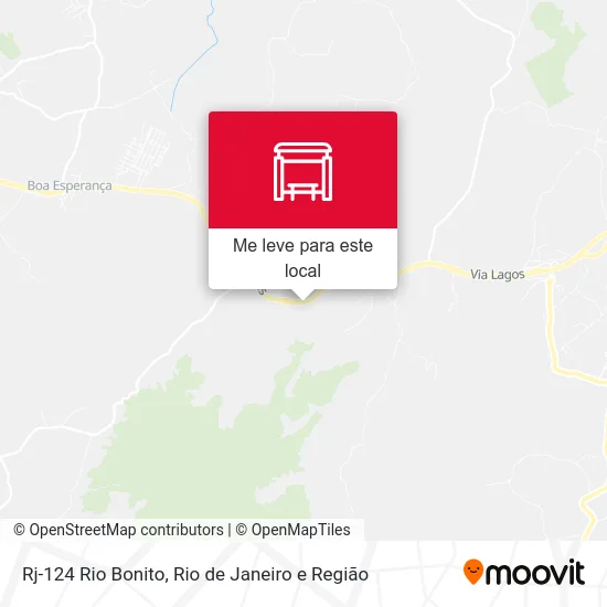 Rj-124 Rio Bonito mapa