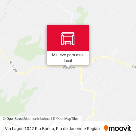 Via Lagos 1042 Rio Bonito mapa