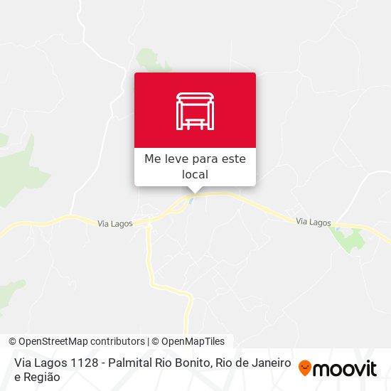 Via Lagos 1128 - Palmital Rio Bonito mapa