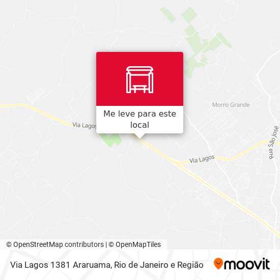 Via Lagos 1381 Araruama mapa