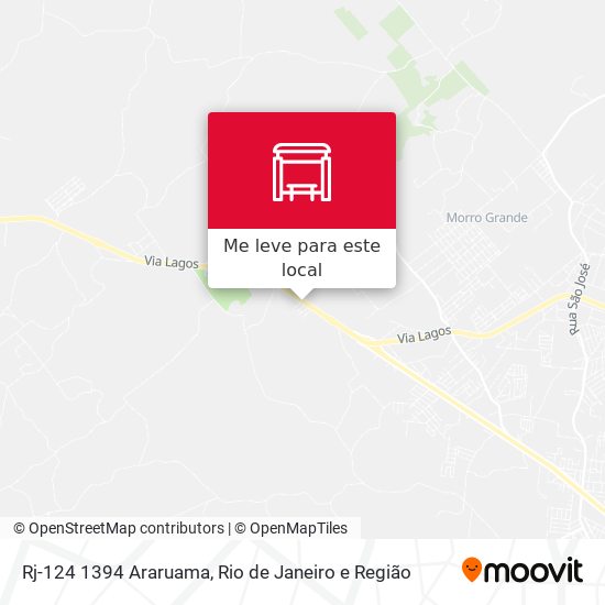 Rj-124 1394 Araruama mapa
