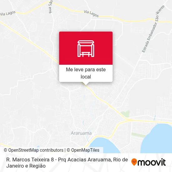 R. Marcos Teixeira 8 - Prq Acacias Araruama mapa