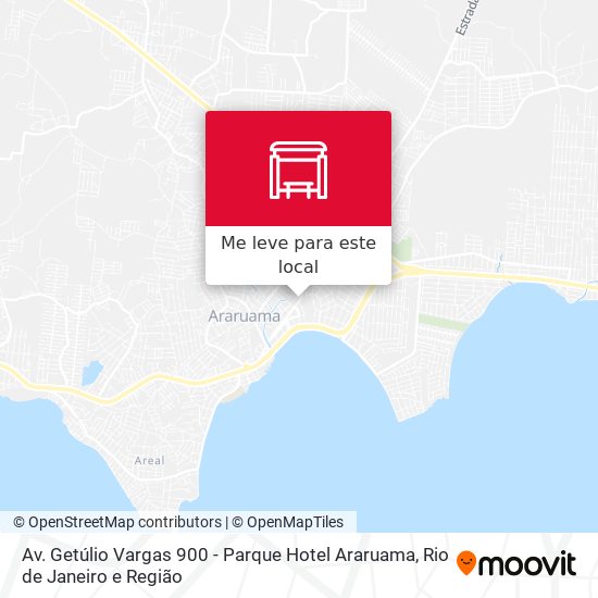 Av. Getúlio Vargas 900 - Parque Hotel Araruama mapa