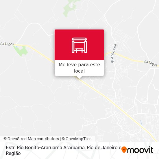 Estr. Rio Bonito-Araruama Araruama mapa