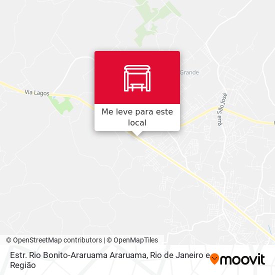 Estr. Rio Bonito-Araruama Araruama mapa