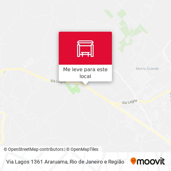 Via Lagos 1361 Araruama mapa
