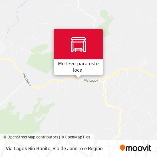Via Lagos Rio Bonito mapa
