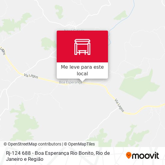 Rj-124 688 - Boa Esperança Rio Bonito mapa