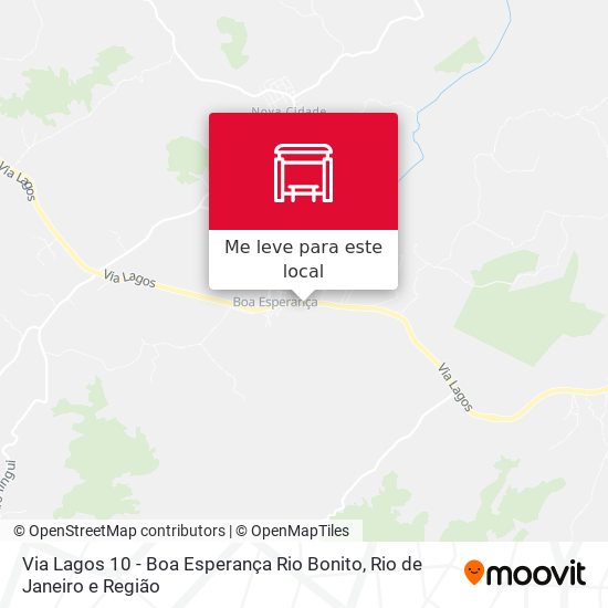 Via Lagos 10 - Boa Esperança Rio Bonito mapa