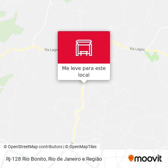 Rj-128 Rio Bonito mapa