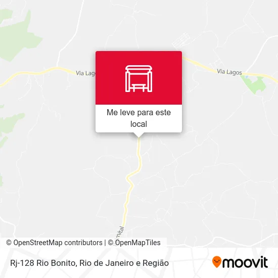 Rj-128 Rio Bonito mapa