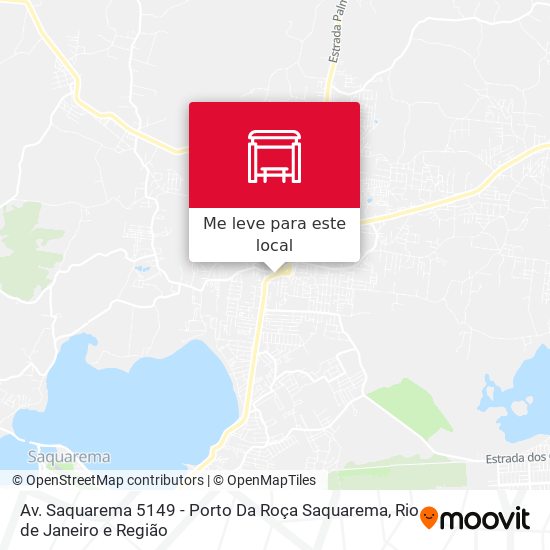 Av. Saquarema 5149 - Porto Da Roça Saquarema mapa