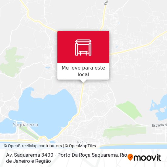Av. Saquarema 3400 - Porto Da Roça Saquarema mapa