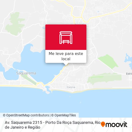 Av. Saquarema 2315 - Porto Da Roça Saquarema mapa