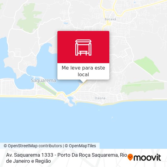 Av. Saquarema 1333 - Porto Da Roça Saquarema mapa