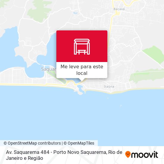 Av. Saquarema 484 - Porto Novo Saquarema mapa