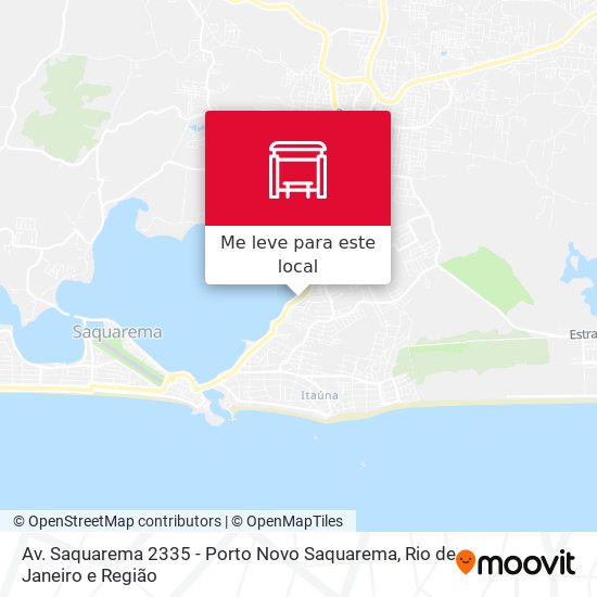 Av. Saquarema 2335 - Porto Novo Saquarema mapa
