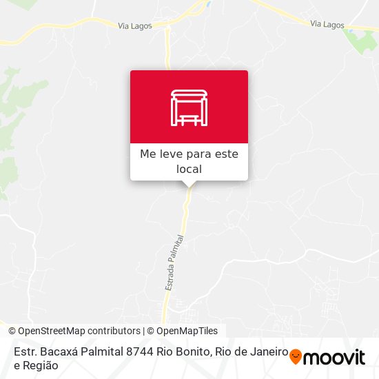 Estr. Bacaxá Palmital 8744 Rio Bonito mapa