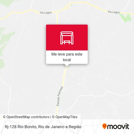 Rj-128 Rio Bonito mapa