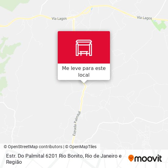 Estr. Do Palmital 6201 Rio Bonito mapa