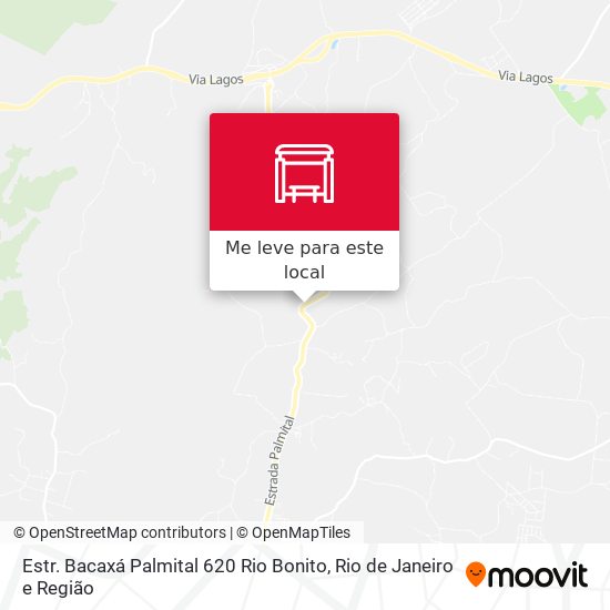 Estr. Bacaxá Palmital 620 Rio Bonito mapa