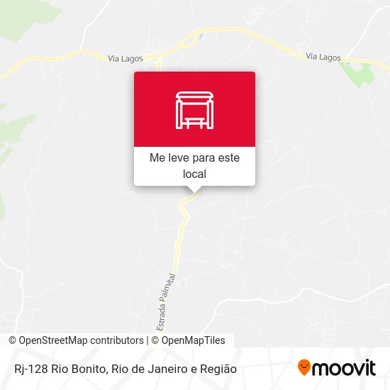 Rj-128 Rio Bonito mapa