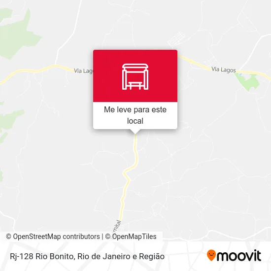 Rj-128 Rio Bonito mapa