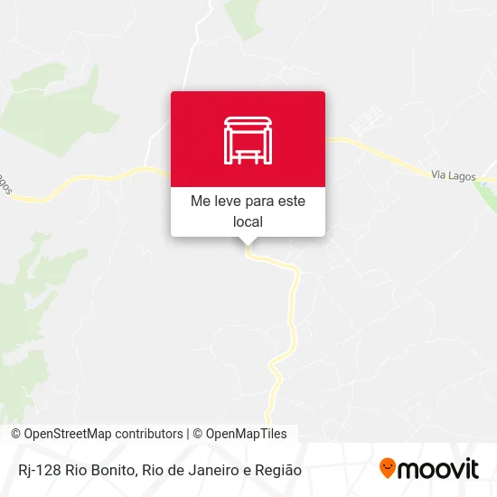 Rj-128 Rio Bonito mapa