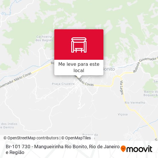 Br-101 730 - Mangueirinha Rio Bonito mapa