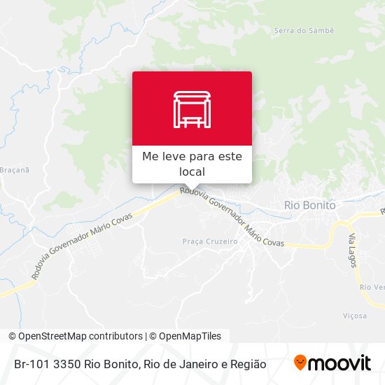 Br-101 3350 Rio Bonito mapa