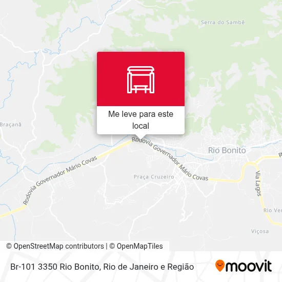 Br-101 3350 Rio Bonito mapa