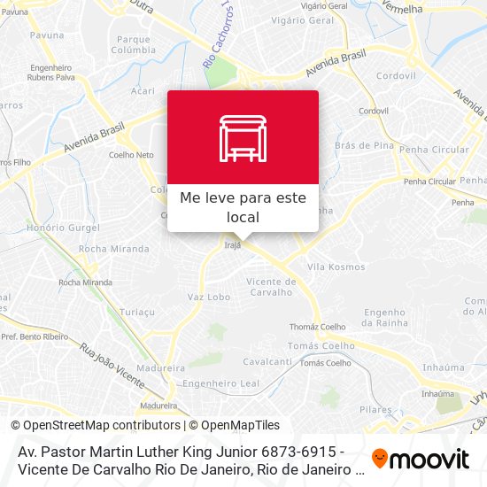 Av. Pastor Martin Luther King Junior 6873-6915 - Vicente De Carvalho Rio De Janeiro mapa