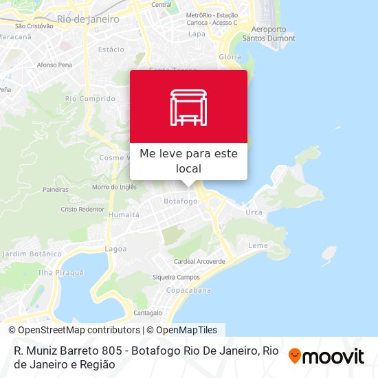 R. Muniz Barreto 805 - Botafogo Rio De Janeiro mapa