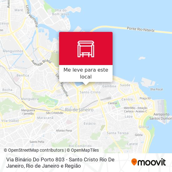 Via Binário Do Porto 803 - Santo Cristo Rio De Janeiro mapa