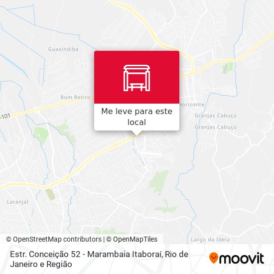 Estr. Conceição 52 - Marambaia Itaboraí mapa