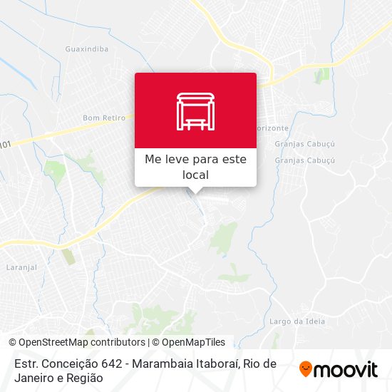 Estr. Conceição 642 - Marambaia Itaboraí mapa