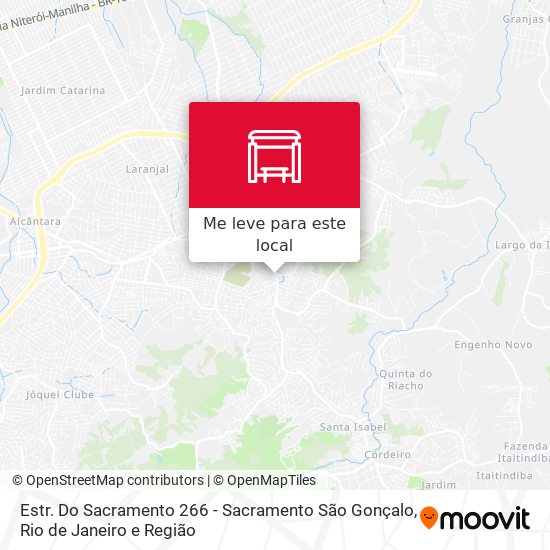 Estr. Do Sacramento 266 - Sacramento São Gonçalo mapa