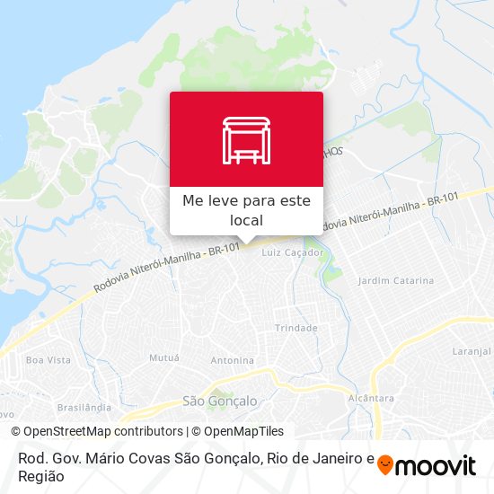 Rod. Gov. Mário Covas São Gonçalo mapa