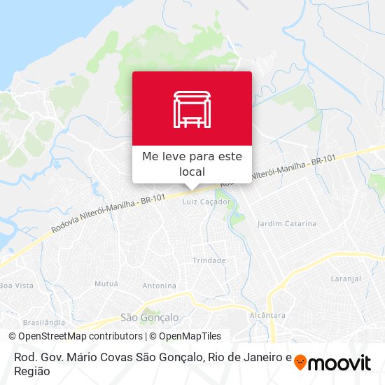 Rod. Gov. Mário Covas São Gonçalo mapa