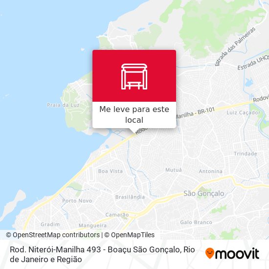 Rod. Niterói-Manilha 493 - Boaçu São Gonçalo mapa