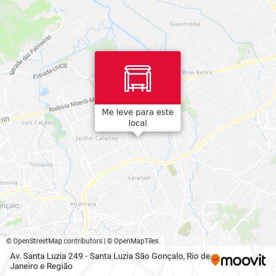 Av. Santa Luzia 249 - Santa Luzia São Gonçalo mapa