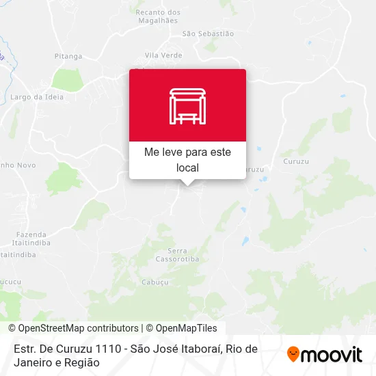 Estr. De Curuzu 1110 - São José Itaboraí parada - Rotas, horários e tarifas