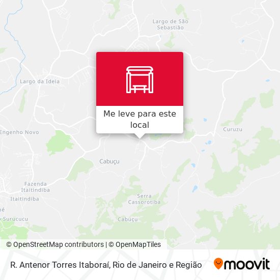 R. Antenor Torres Itaboraí mapa