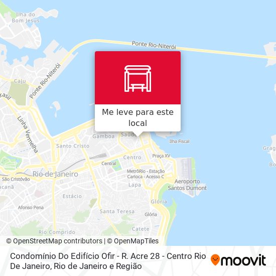 Condomínio Do Edifício Ofir - R. Acre 28 - Centro Rio De Janeiro mapa