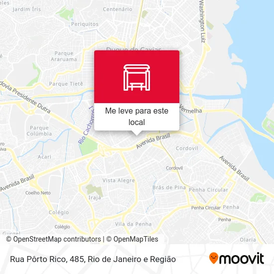 Rua Pôrto Rico, 485 mapa
