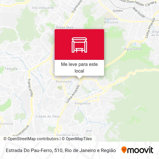 Estrada Do Pau-Ferro, 510 mapa